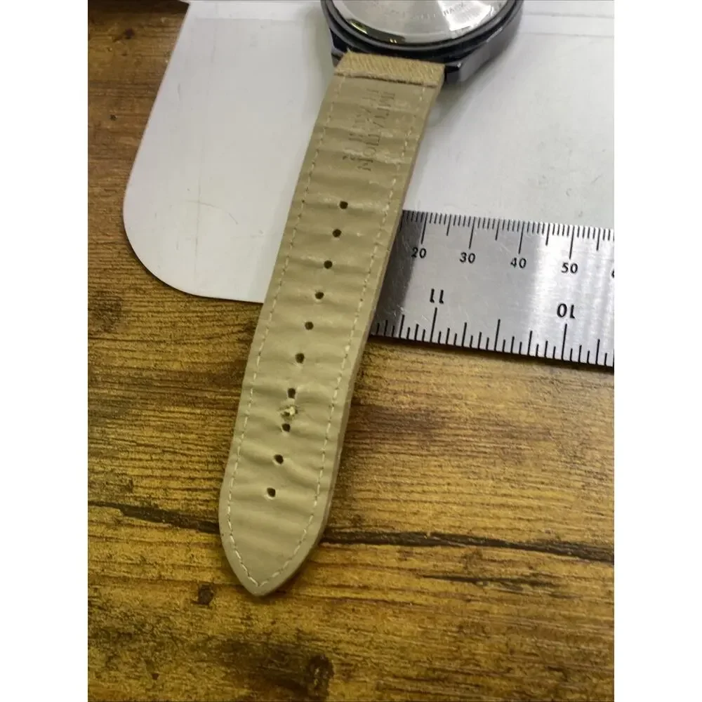 Mens Black Metallic Canvas Nylon Strap Military Style Watch New Batter